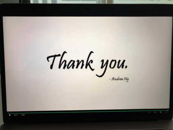 Machine Learning Coursera End